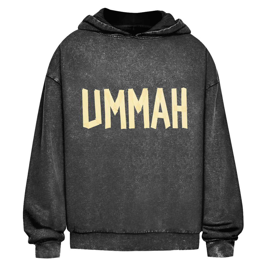 Ummah Oversize Washed Hoodie
