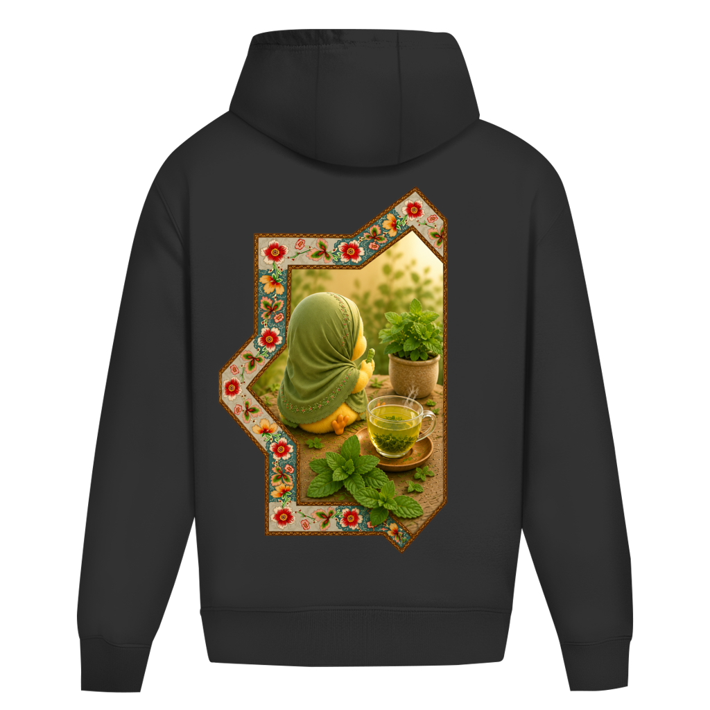 Green Tea with Mint Oversized Hoodie