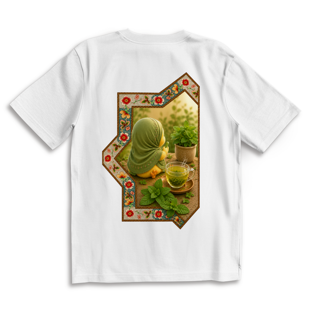 Green Tea with Mint Oversized T-Shirt
