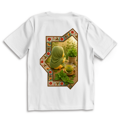 Green Tea with Mint Oversized T-Shirt