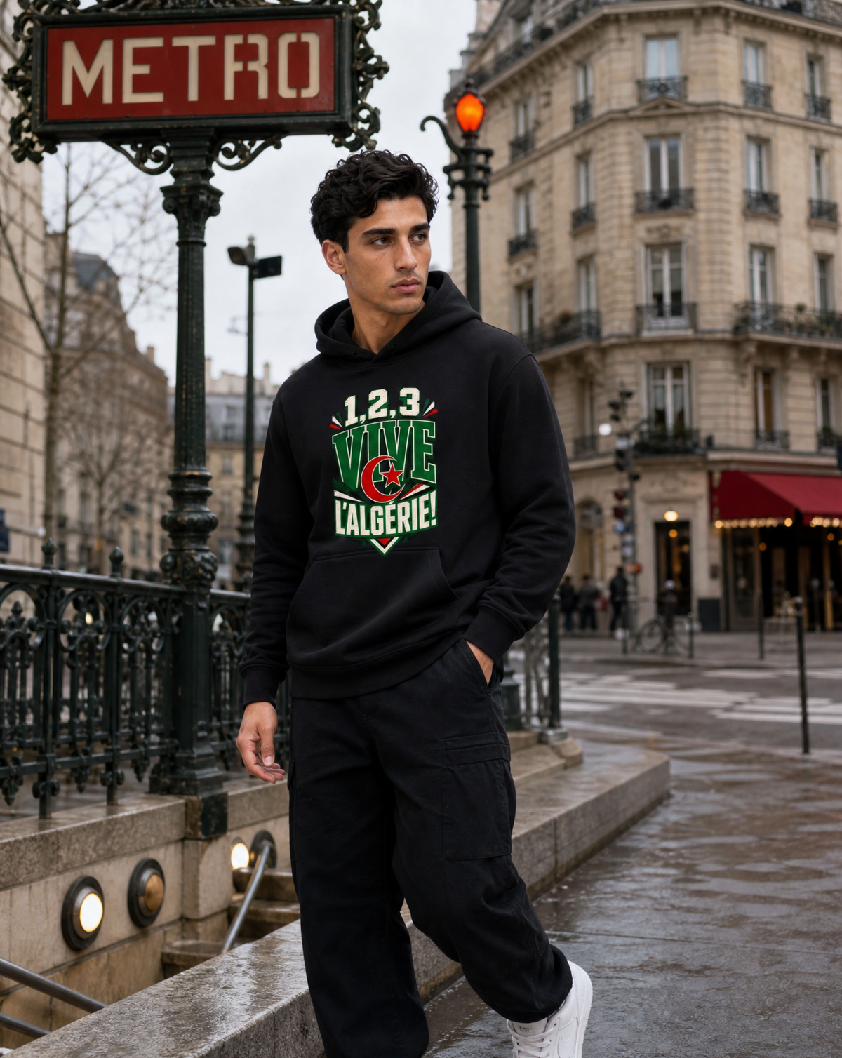 Vive L'Algerie Oversize Hoodie