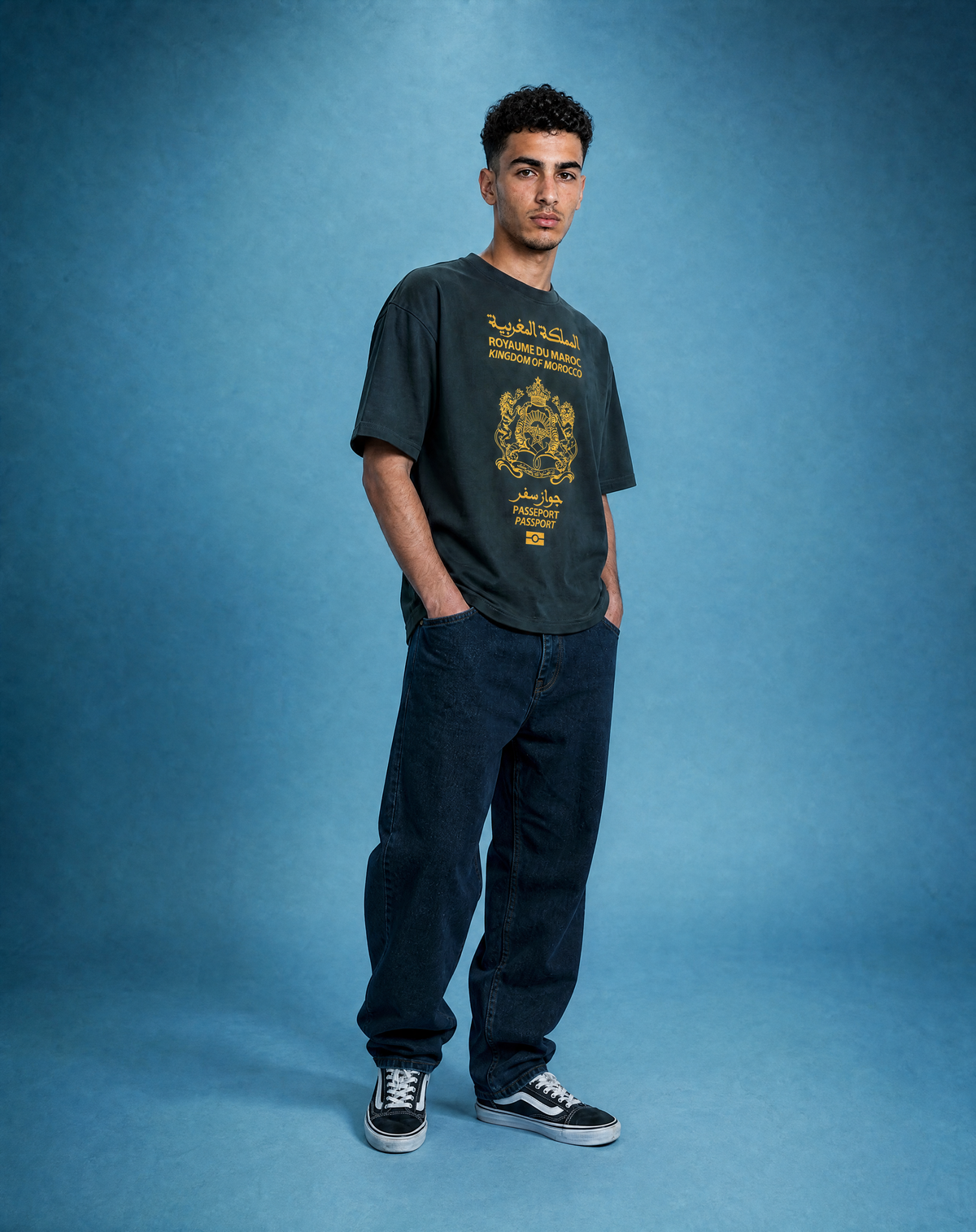 Morocco Passport Oversize T-Shirt