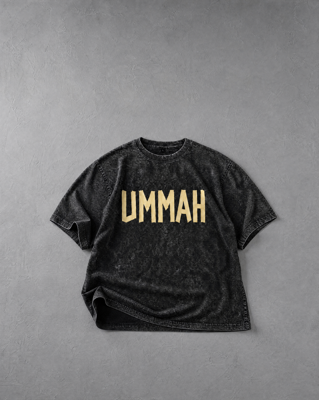 Ummah Oversize Washed Tape T-Shirt