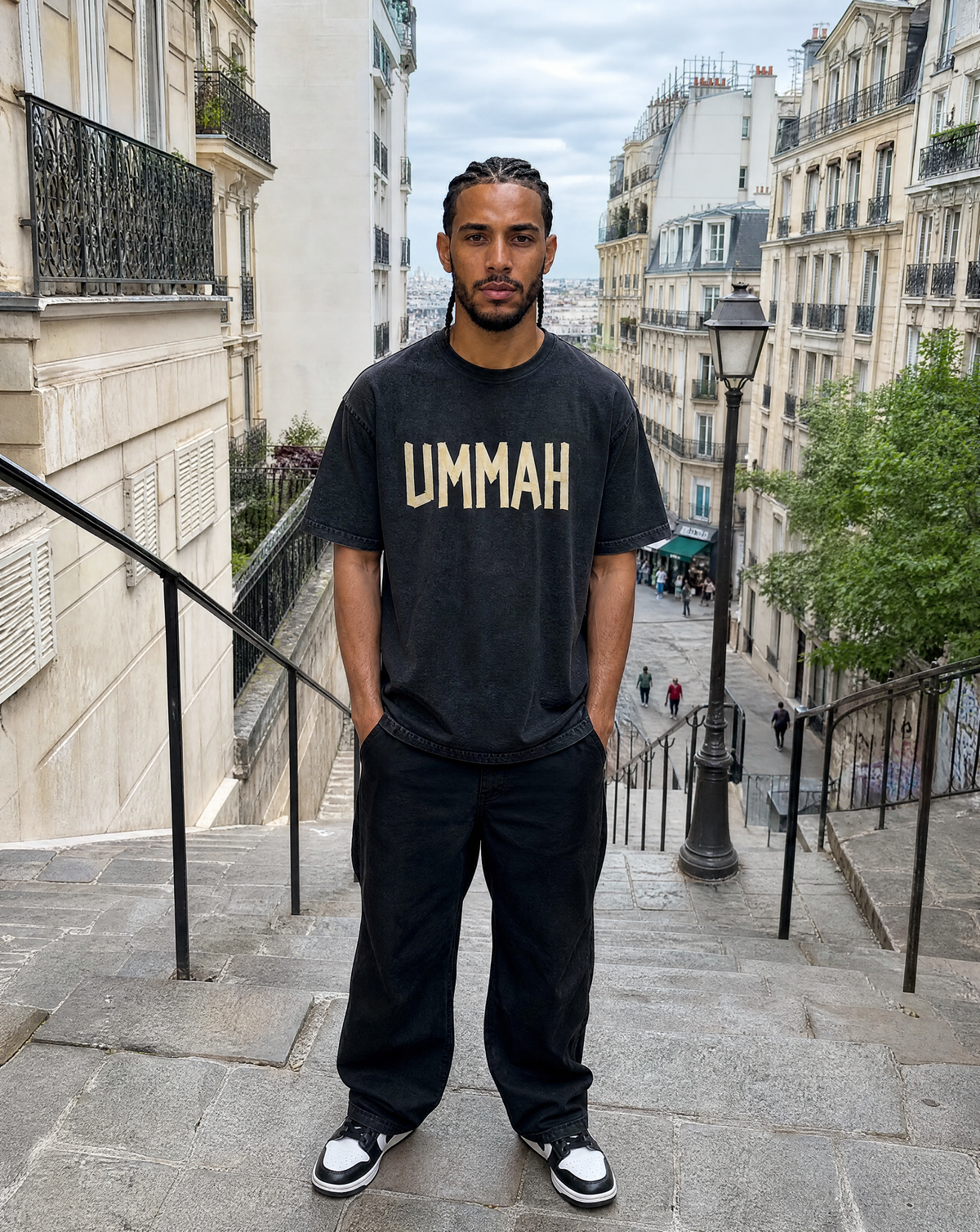 Ummah Oversize Washed Tape T-Shirt