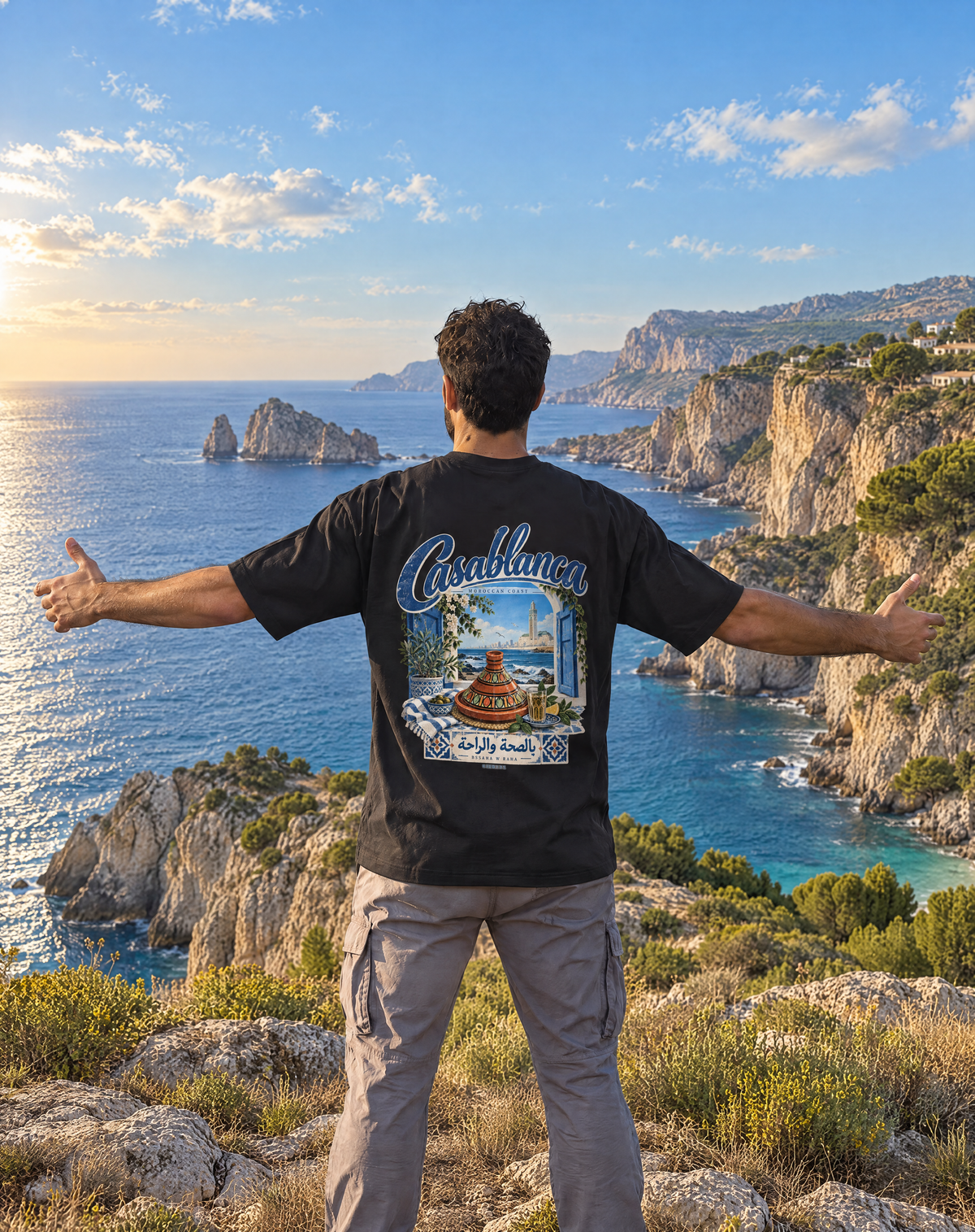 Casablanca Tajine Oversize T-Shirt