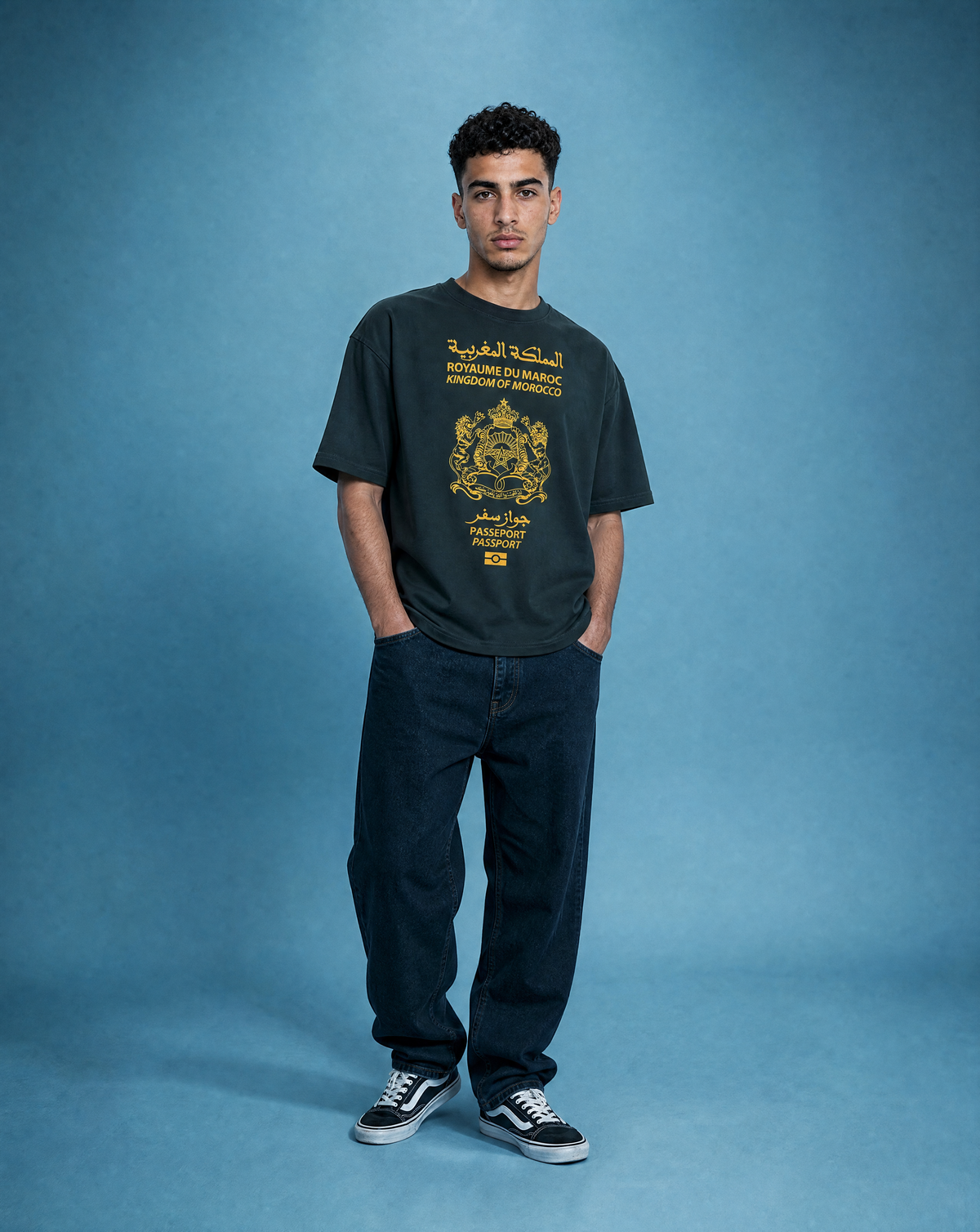 Morocco Passport Oversize T-Shirt