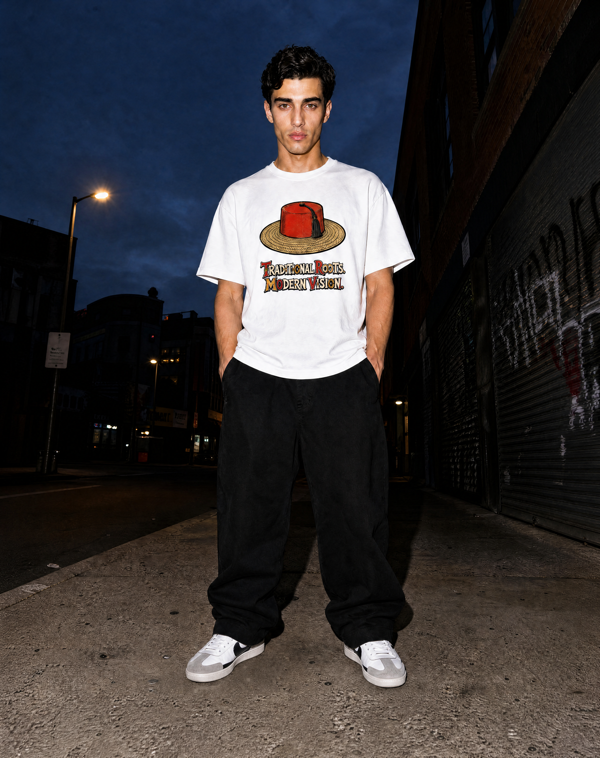 Traditional Roots Modern Vision Oversize T-Shirt