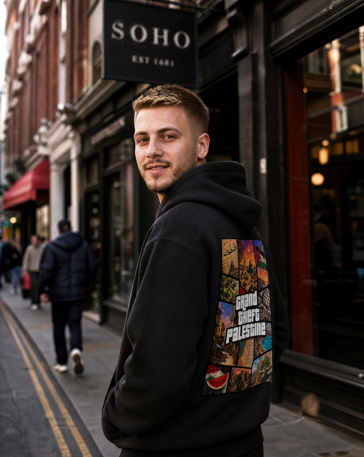 GTA Palestine Oversize Hoodie