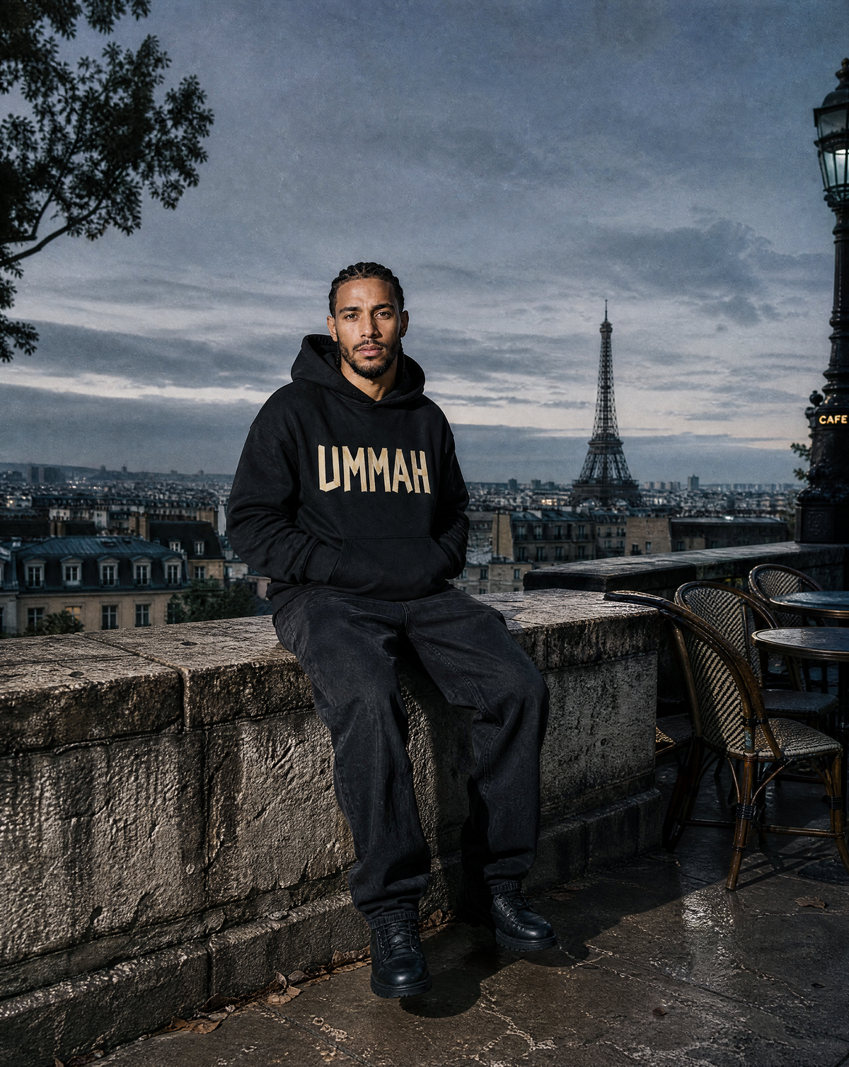 Ummah Oversize Washed Hoodie